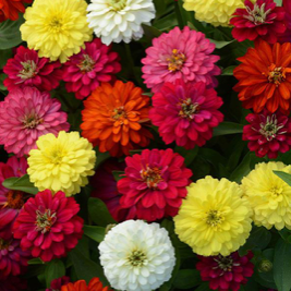 Zinnia Zahara Double Mix
